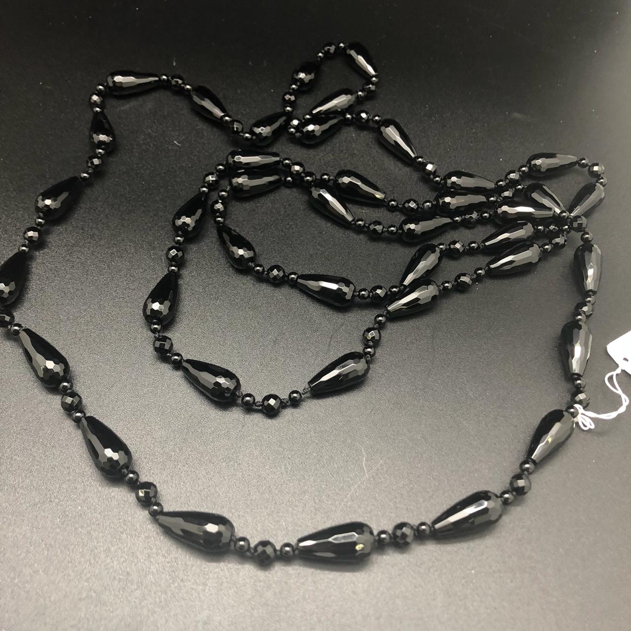 картинка Ожерелье черный Оникс 148 см от магазина El Corazon
