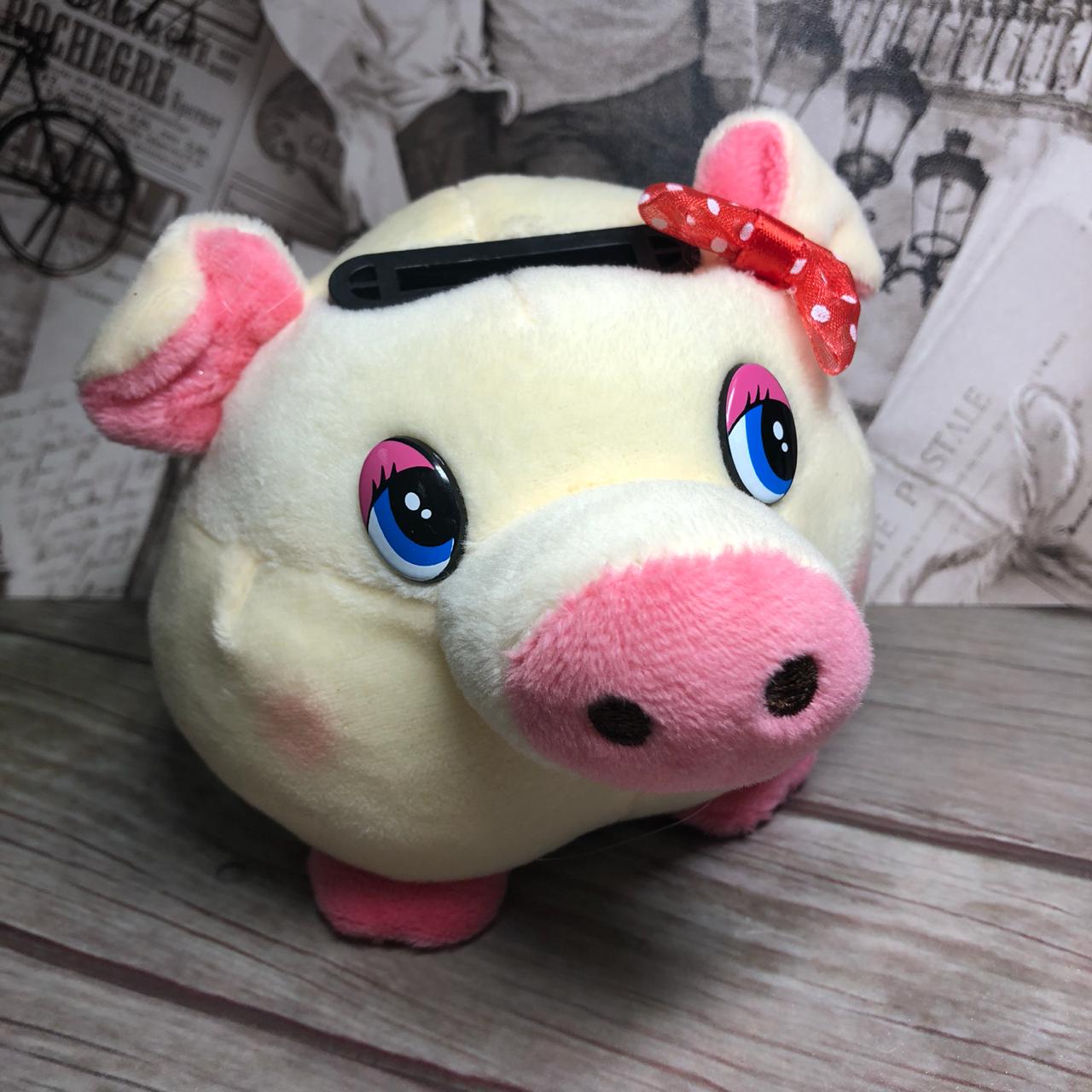 картинка Музыкальная копилка Свинка, белая от магазина El Corazon