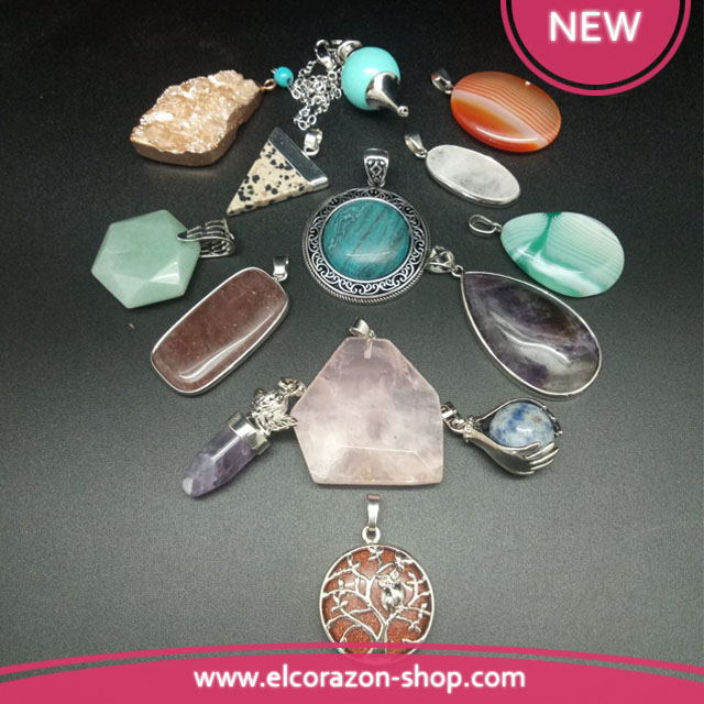 New pendants made of natural stones!