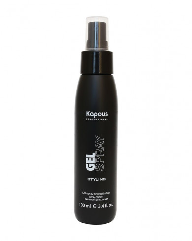 картинка Kapous Professional 100 мл, Гель-спрей для волос сильной фиксации "Gel-spray Strong" серии "Styling" от магазина El Corazon