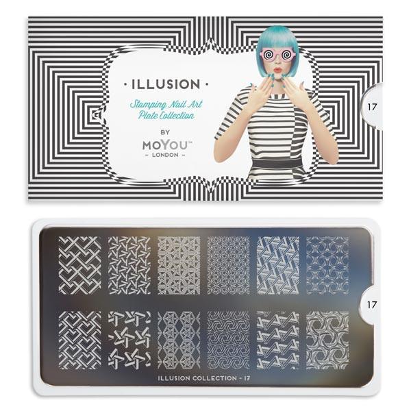 картинка MoYou London Illusion №17 Пластина для стемпинга от магазина El Corazon