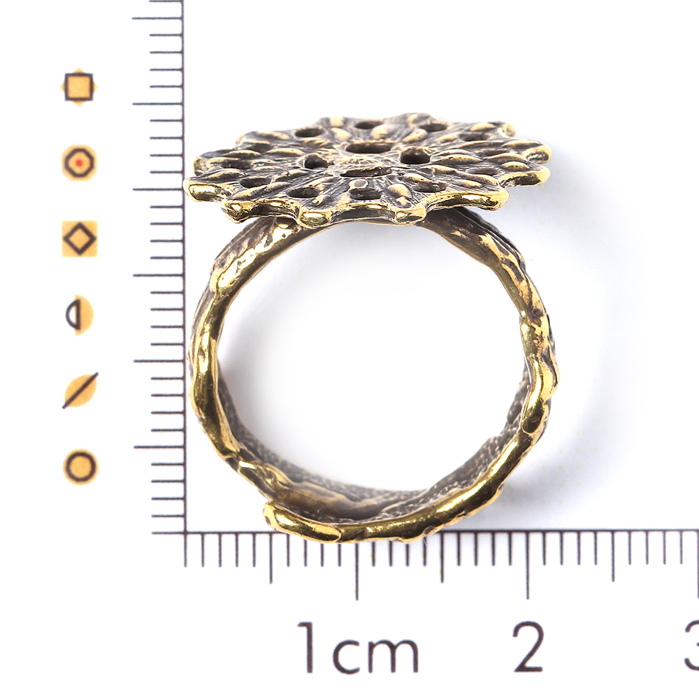 картинка AB- Фурнитура для украшений, Основа для кольца 3436(1) Античная Латунь от магазина El Corazon