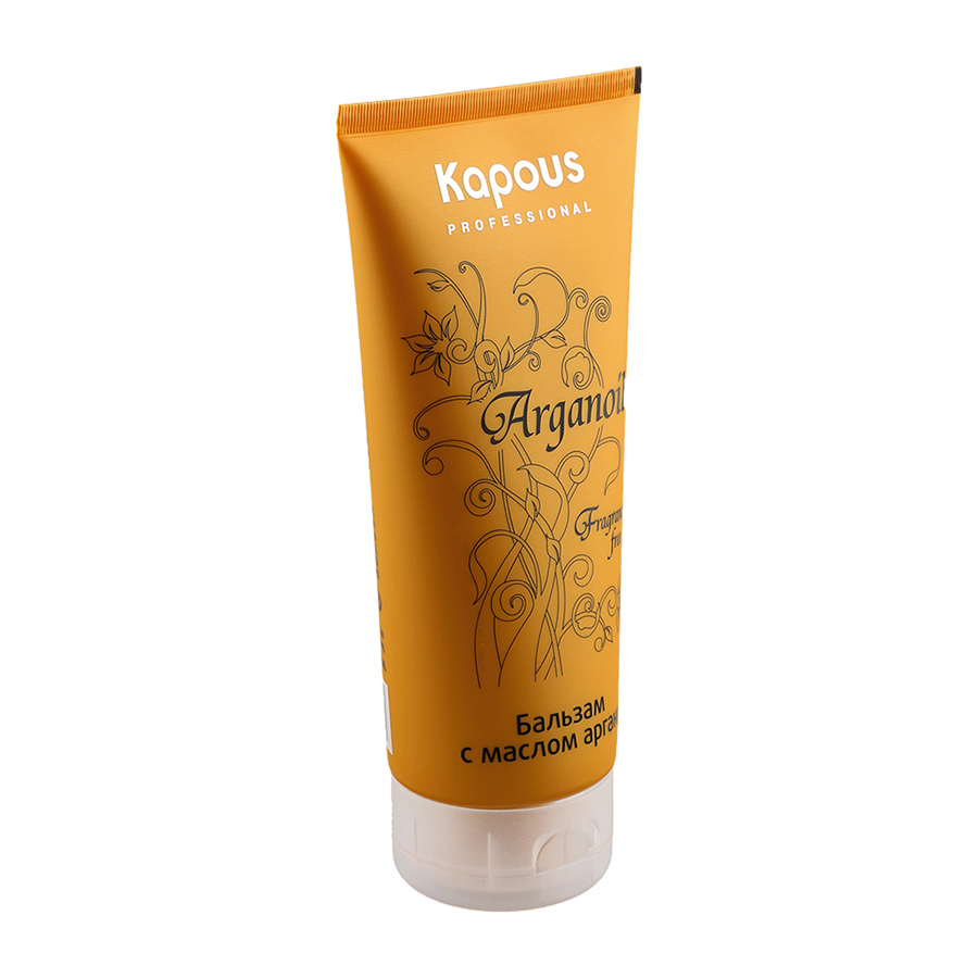 картинка Kapous Professional 200 мл, Бальзам с маслом арганы серии "Arganoil" Fragrance free от магазина El Corazon