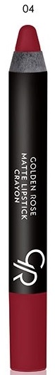 картинка Golden Rose 04 Матовая помада-карандаш для губ Matte Lipstick Crayon от магазина El Corazon