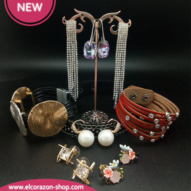 New jewelry from rhinestones and cubic zirconias!