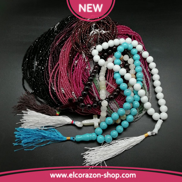 Jewelry from natural stones.