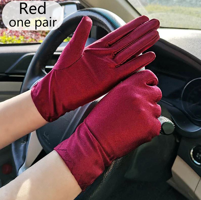 картинка Женские солнцезащитные перчатки, красные glov-27 от магазина El Corazon