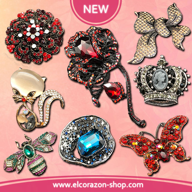 New Brooches in Jewelry!