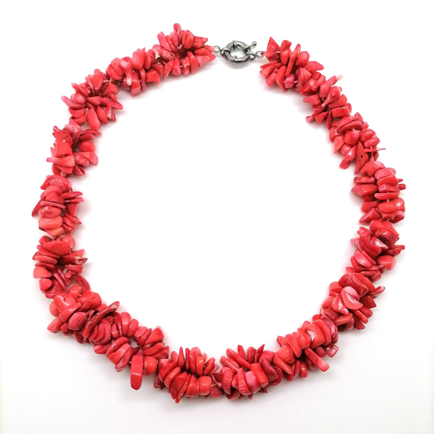 картинка  RC50-03 Ожерелье 50 см из красного Коралла  от магазина El Corazon