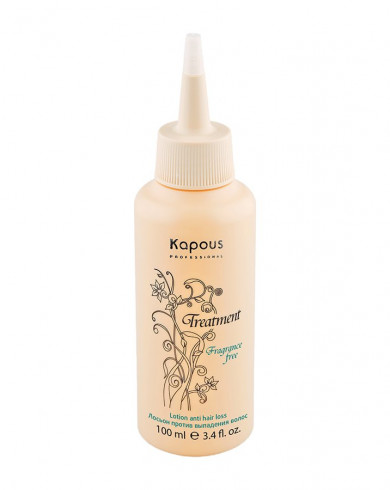 картинка Kapous Professional 100 мл, Лосьон против выпадения волос серии "Treatment" Fragrance free от магазина El Corazon