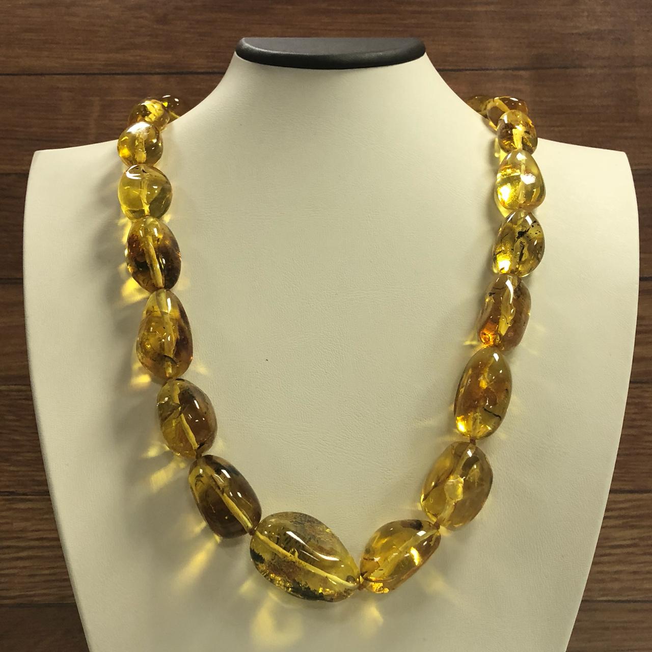 картинка Ожерелье из цельного природного янтаря от магазина El Corazon