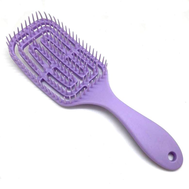 картинка Kaizer  Щетка  для мокрых и вьющихся волос N-401 фиолетовая Brush 254 от магазина El Corazon