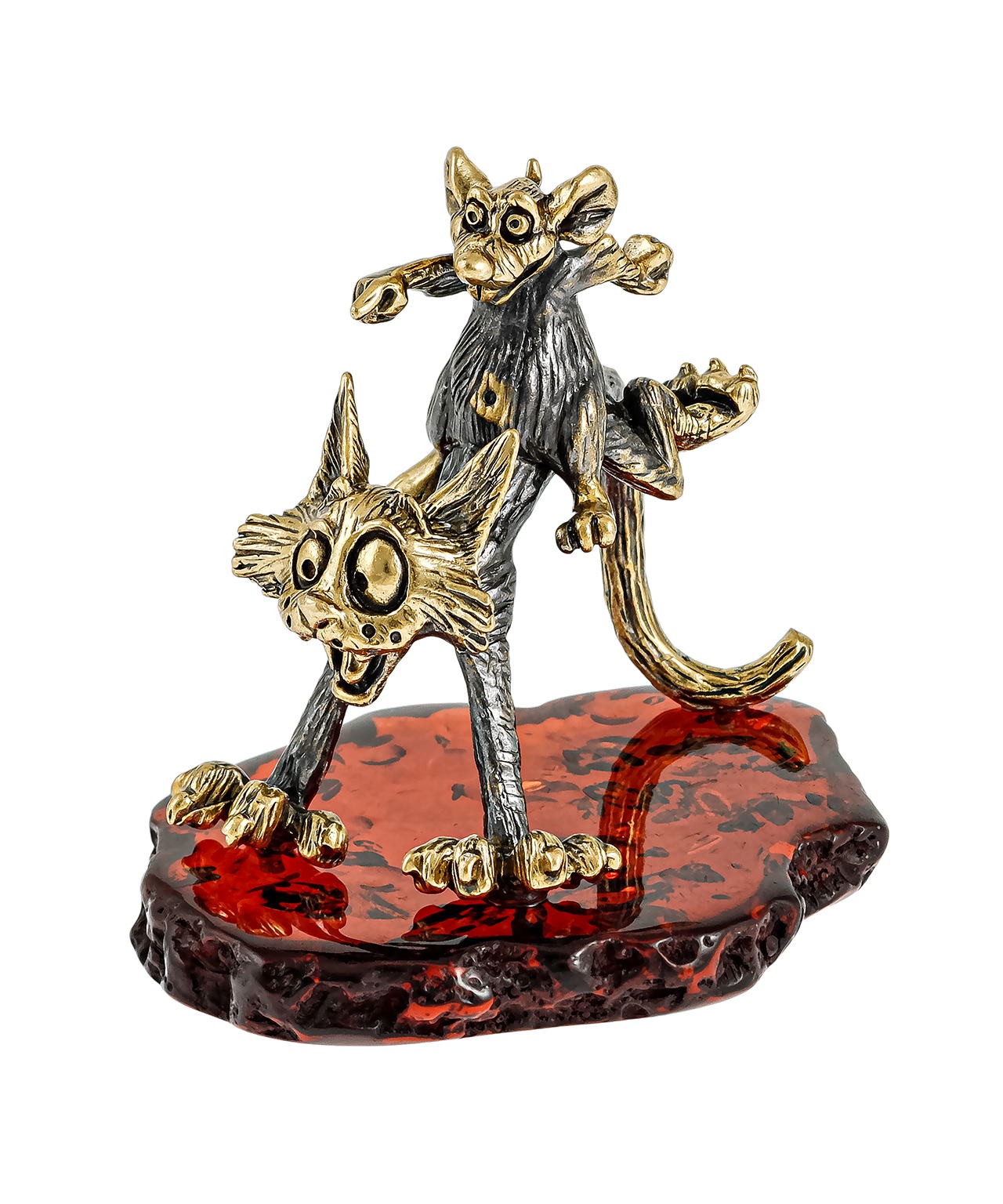 картинка Кот и мышь Всадник 3570 от магазина El Corazon