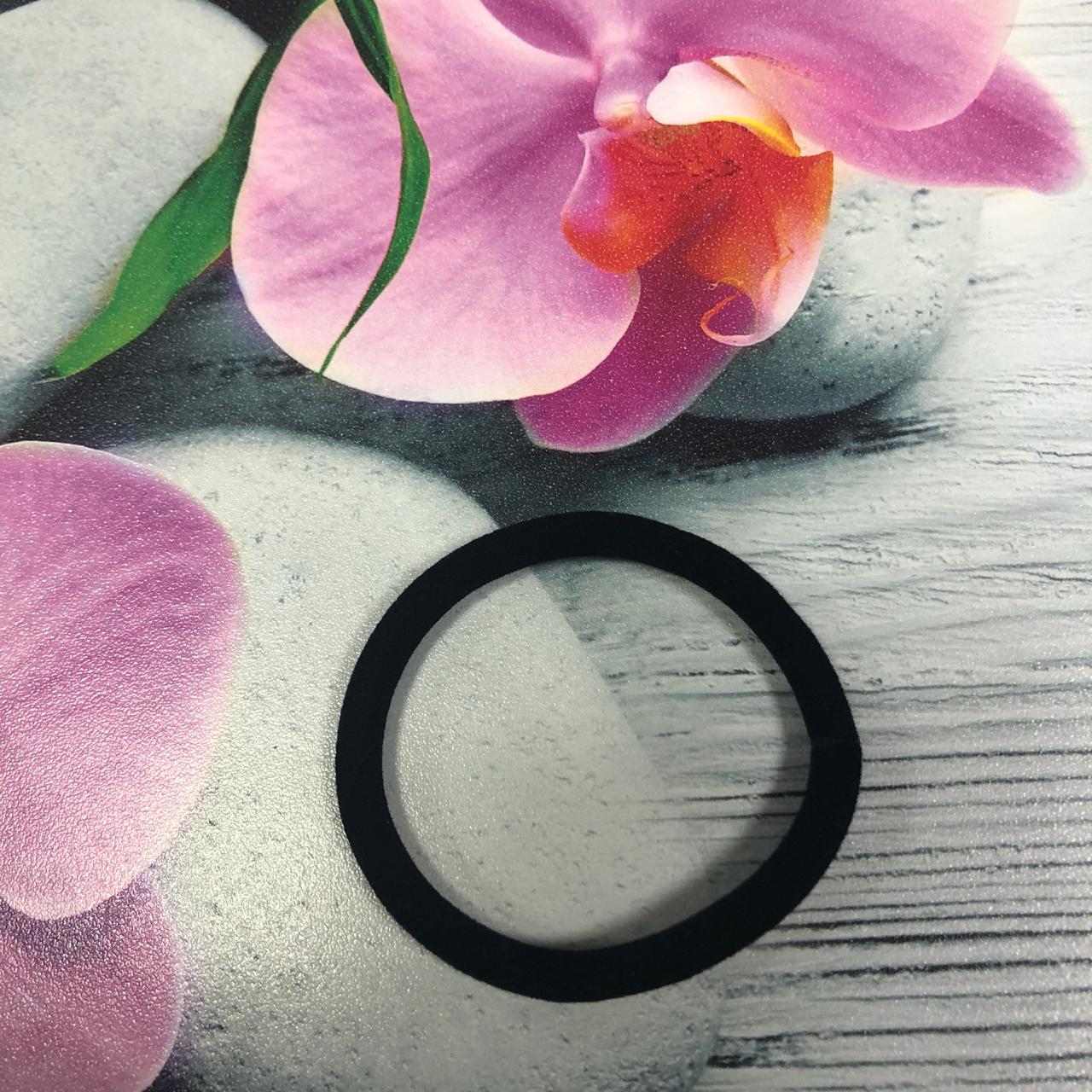 картинка Бархатная резинка для волос, чёрная , 5 мм от магазина El Corazon