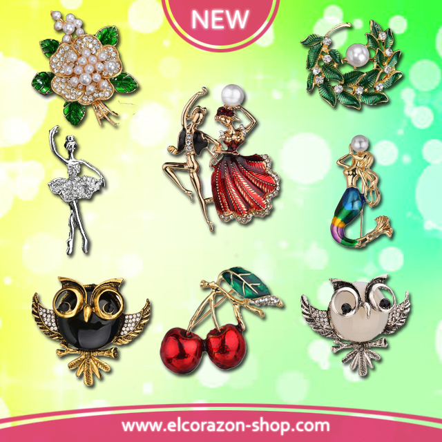 New fashion brooches!
